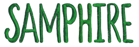 A green logo for the SEO and Marketing Company Samphire